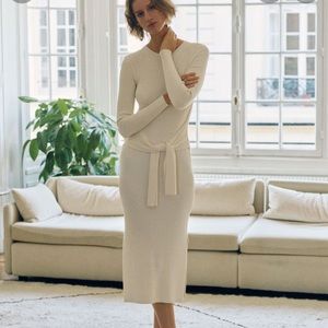 & other stories white knit dress
